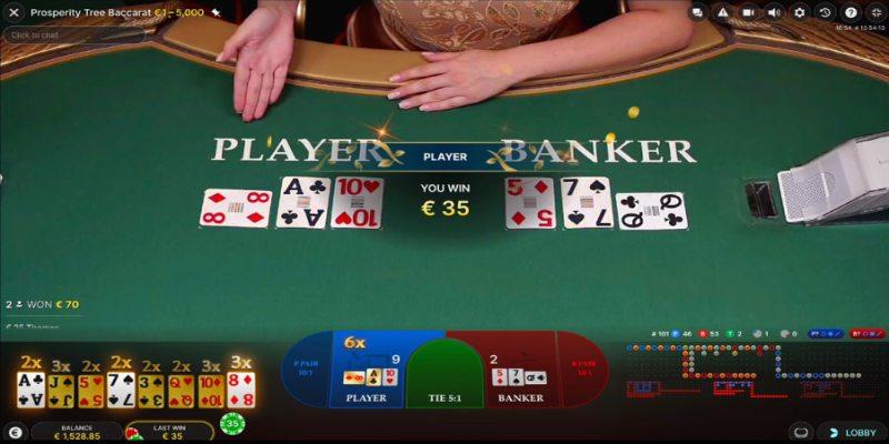 Luật chơi cụ thể chi tiết Baccarat 33Win dành cho tân binh